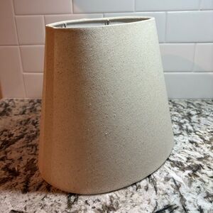 Beige Tapered Lampshade